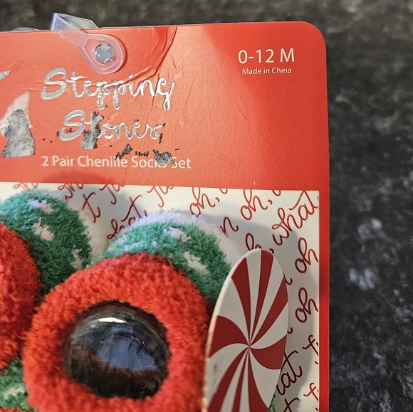 Christmas holiday Chenille socks - Picture 3 of 3